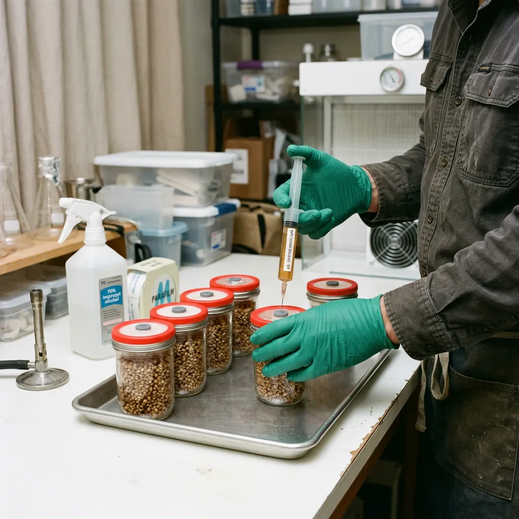 Laboratório caseiro com equipamentos caros